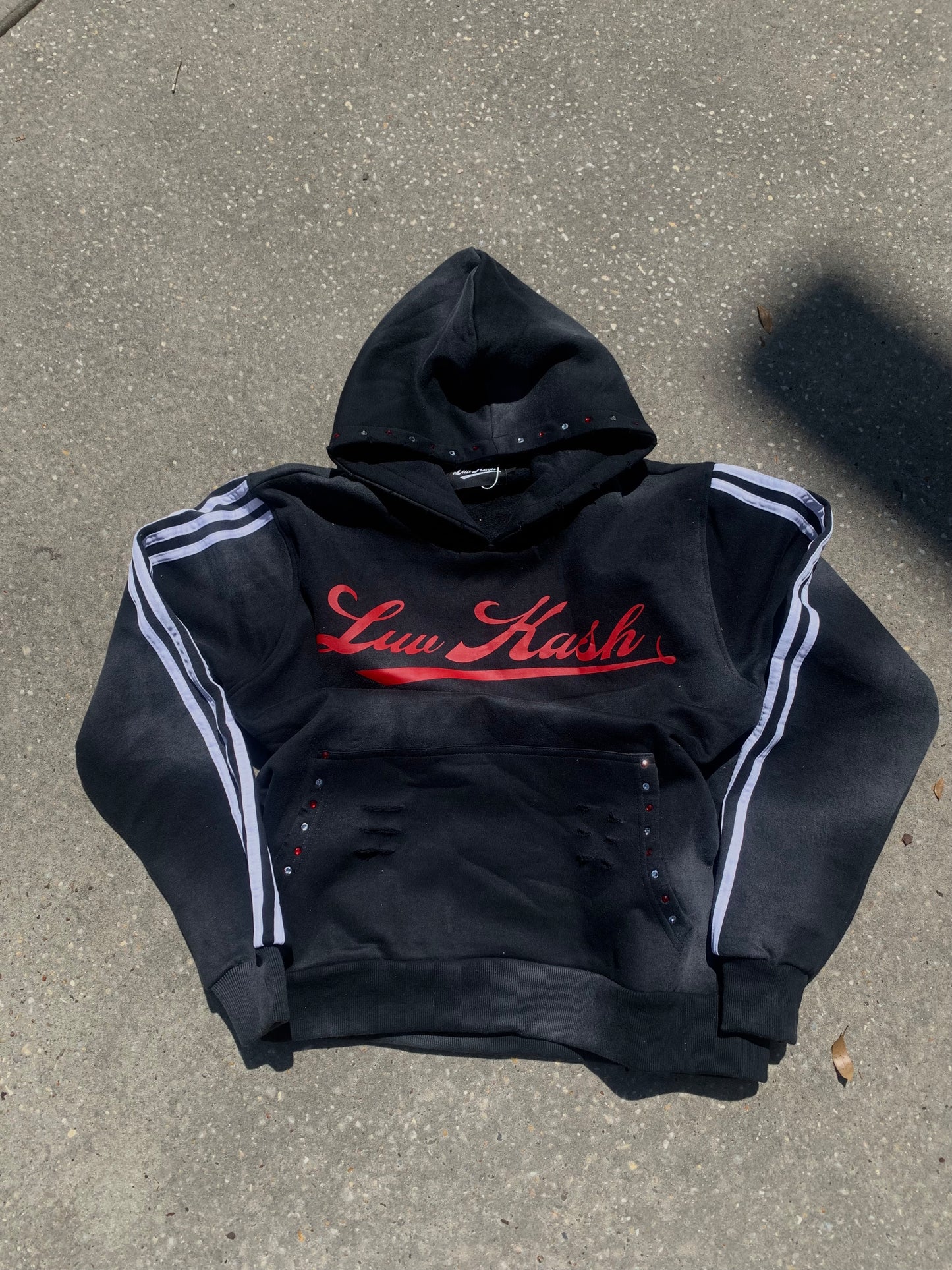 Red “LuvKash Swag” Hoodie