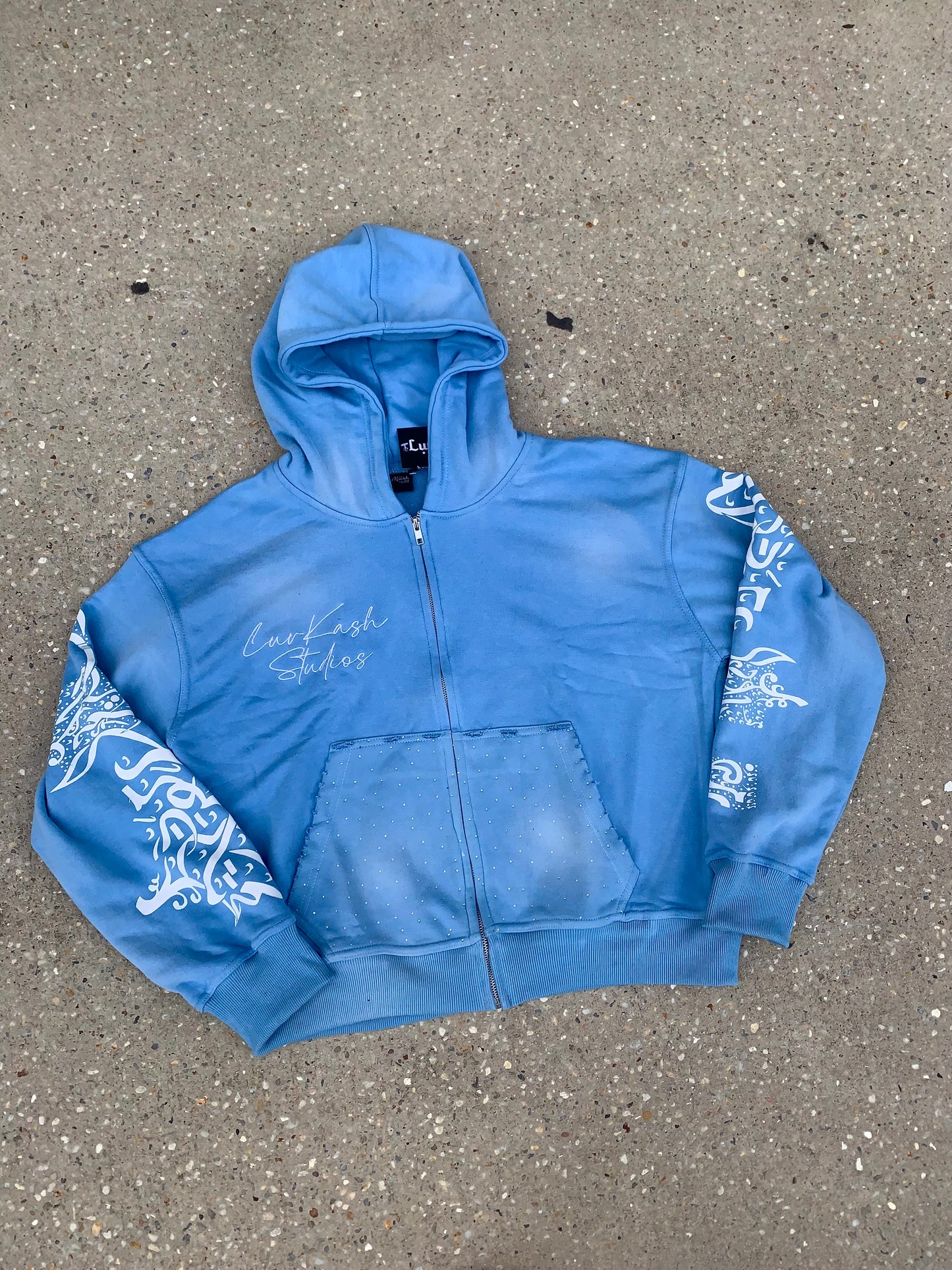 Blue “LuvKash Studios” Jacket