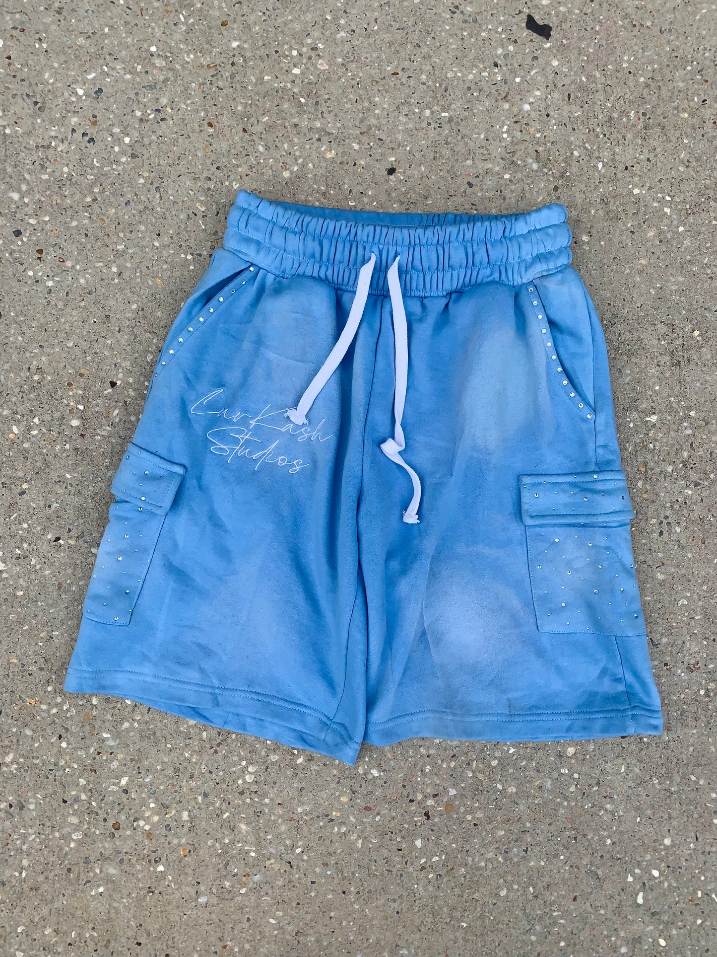 Blue “LuvKash Studios” Shorts
