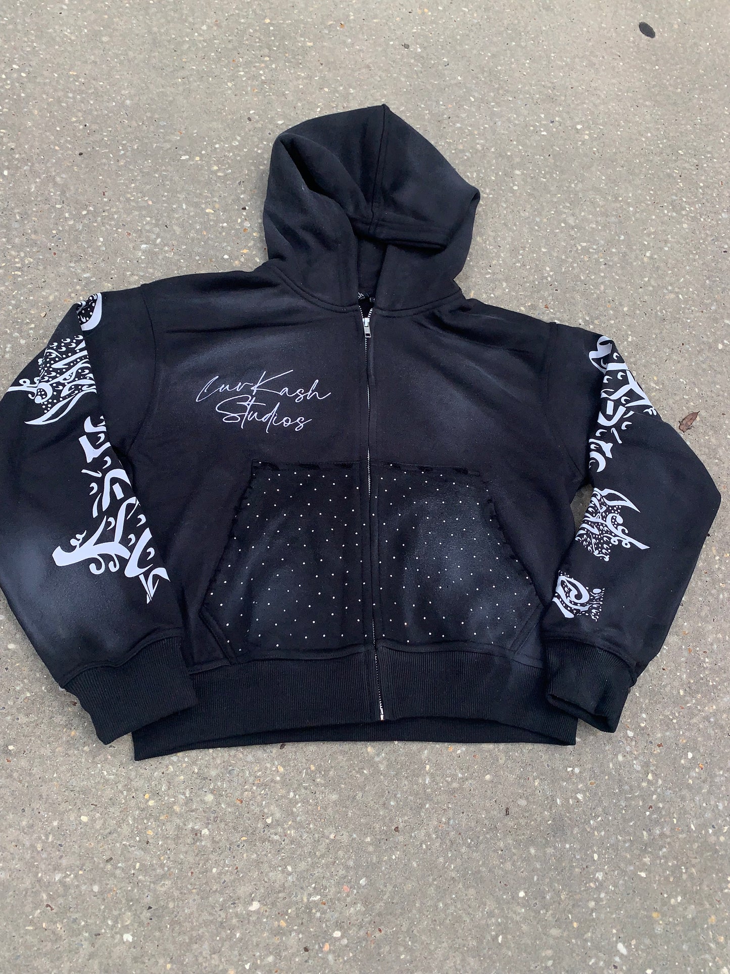 Black “LuvKash Studios” Jacket