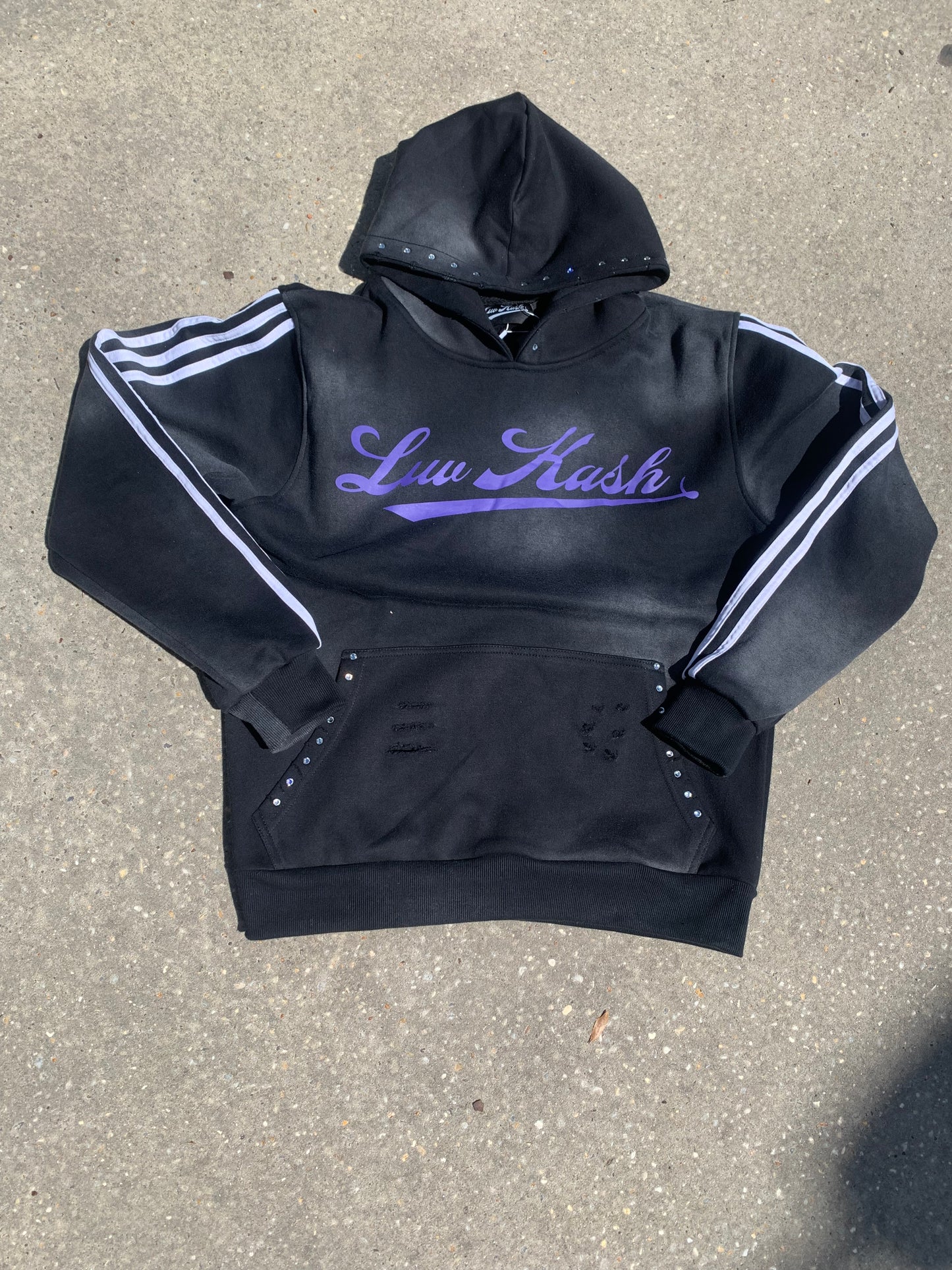 Purple “LuvKash Swag” Hoodie