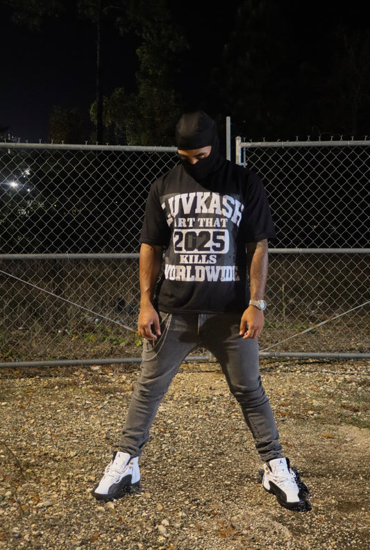 Black “LuvKash Worldwide” Tee