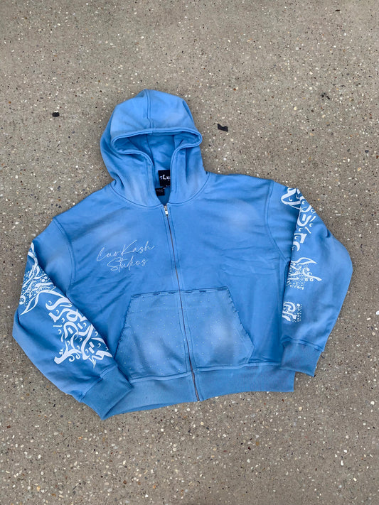 Blue “LuvKash Studios” Jacket