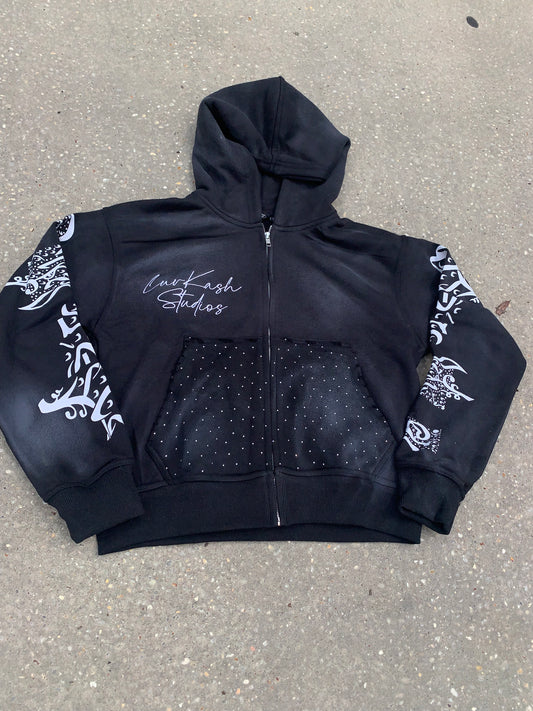 Black “LuvKash Studios” Jacket