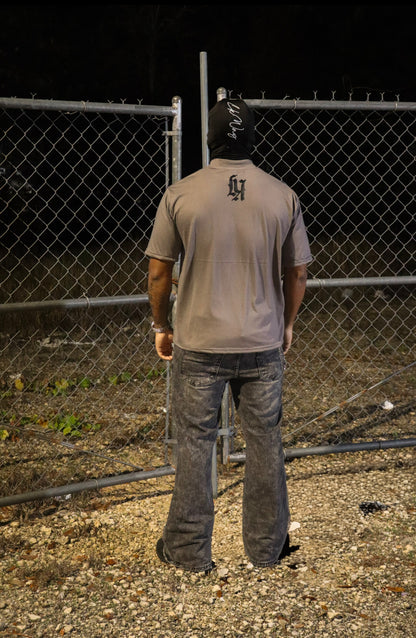 Grey “LuvKash Worldwide” Tee