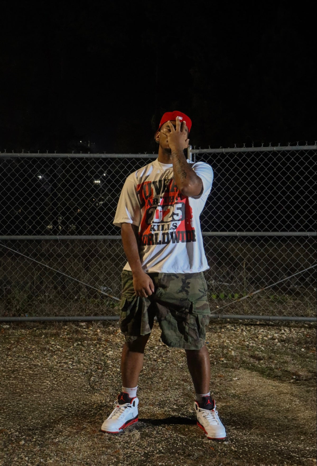 Red “LuvKash Worldwide” Tee