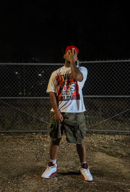 Red “LuvKash Worldwide” Tee