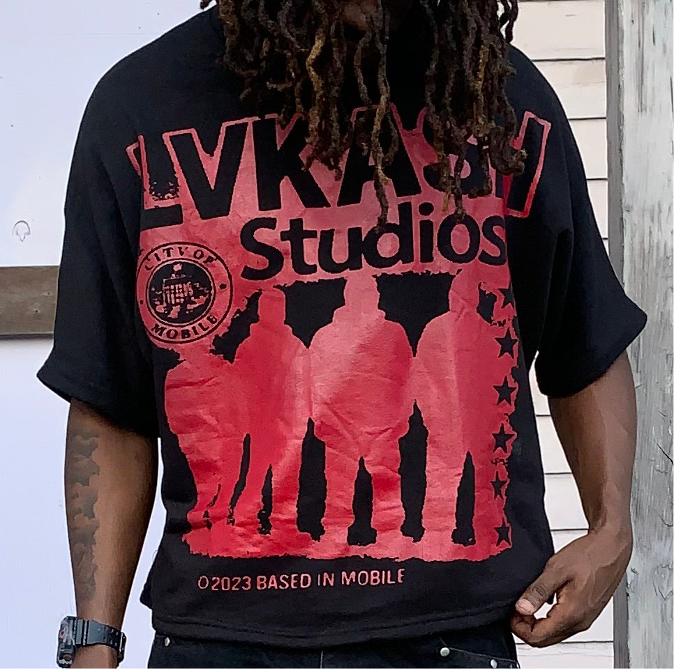 Black/Red LuvKash Studio Shirt