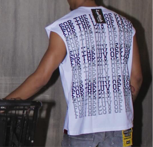 Men KashSkull Sleeveless - White